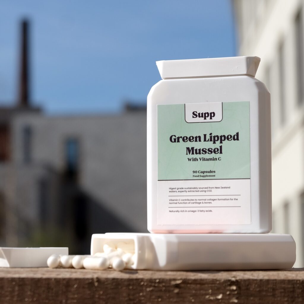 Green Lipped Mussel stands tall in the sun.