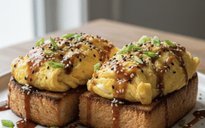 Tamago Toast: Japanese-Style Brunch with Sesame-Soy Drizzle