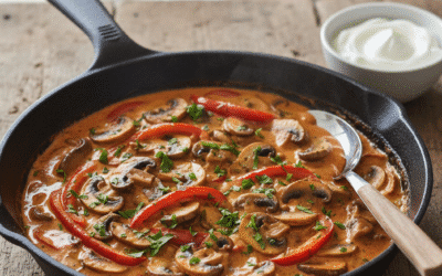One-Pan Mushroom Paprikash