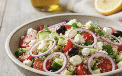 Mediterranean Olive & Quinoa Salad