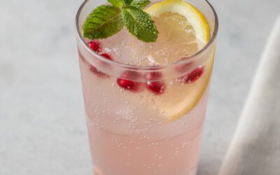Pomegranate Rosewater Spritz
