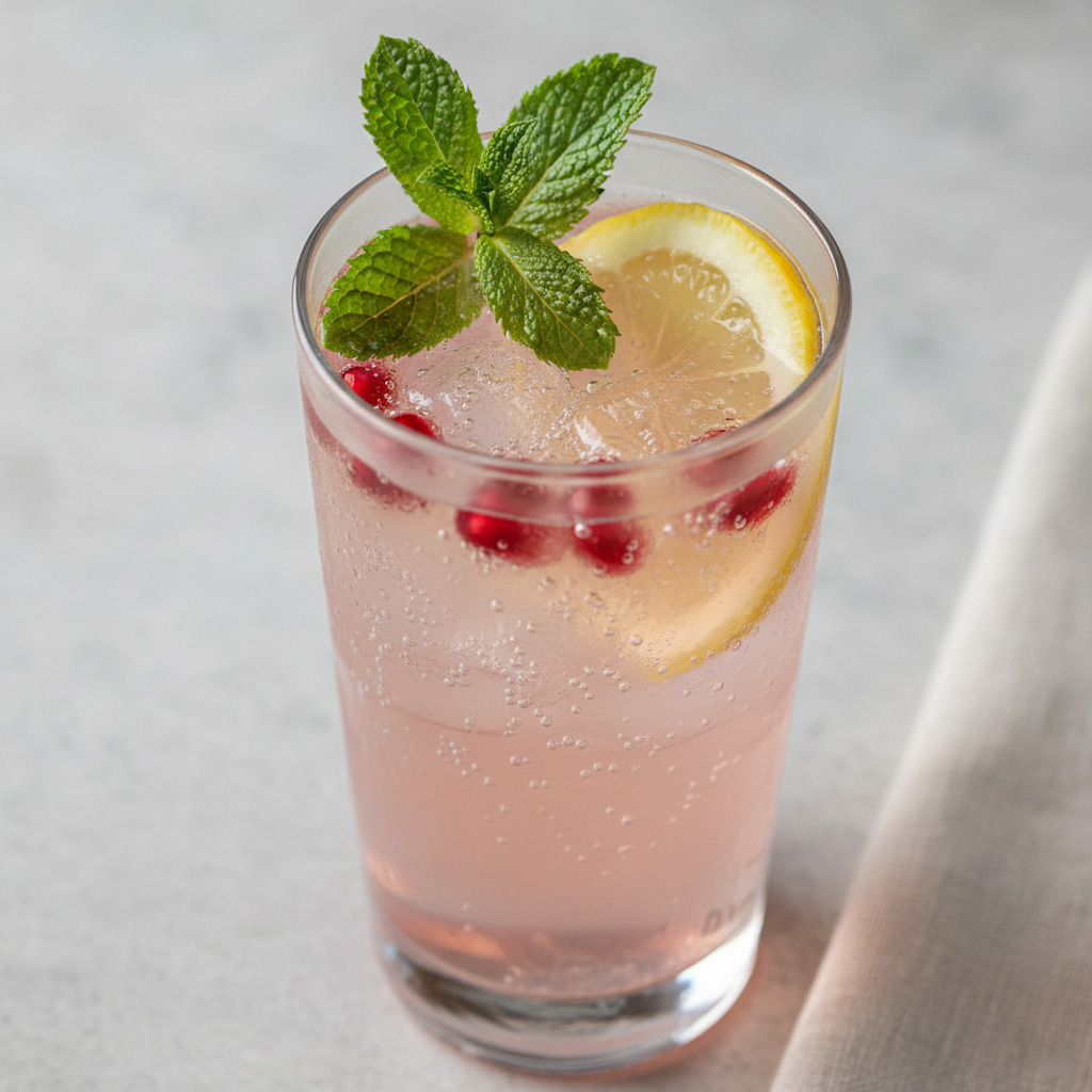 Pomegranate Rosewater Spritz
