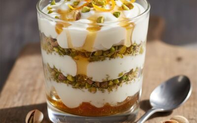 Greek Yoghurt, Honey & Pistachio Parfait