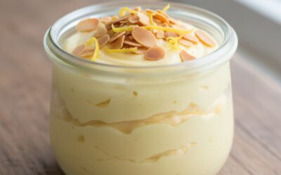 No-Bake Lemon & Almond Cheesecake Pots