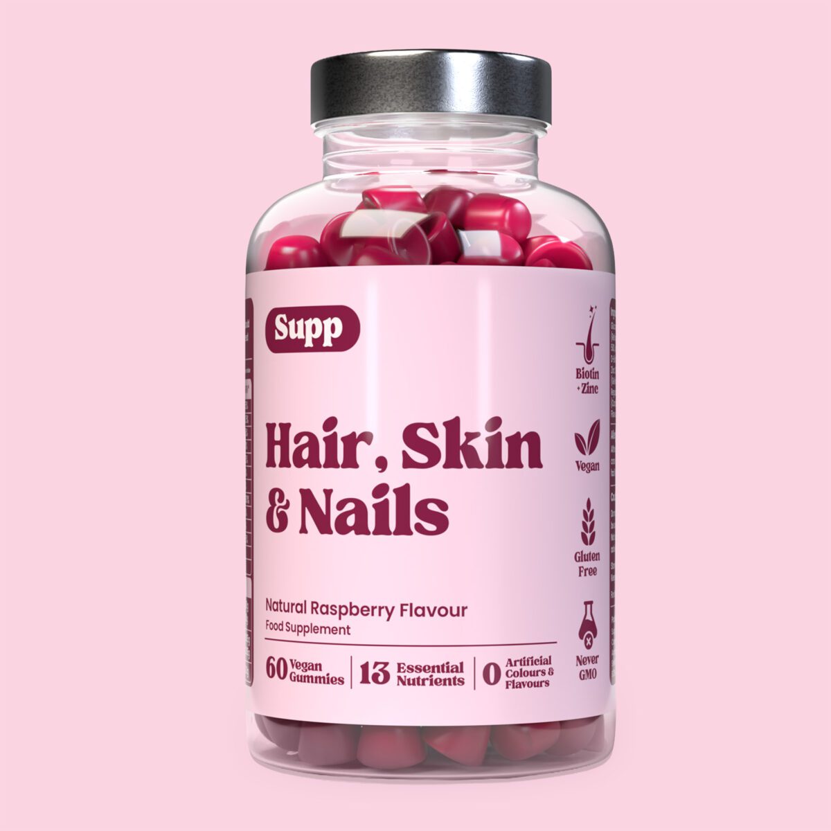 Supp Hair Skin Nails Gummies