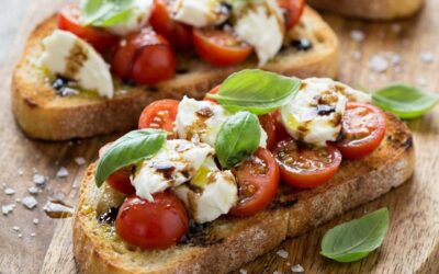 Caprese Bruschetta Bites