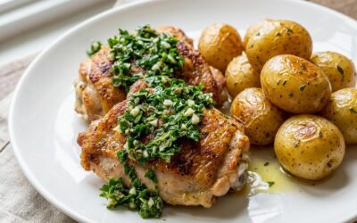Chimichurri Chicken with Roasted Potatoes
