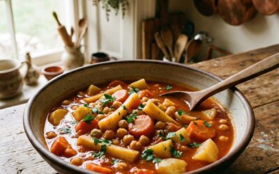 One-Pot Velvet Chickpea and Root Veg Stew