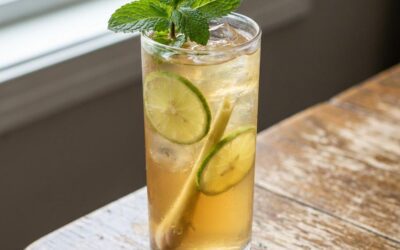 Vietnamese Lemongrass Ginger Iced Tea