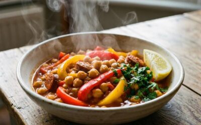 One-Pot Spanish Chickpea and Pepper Stew